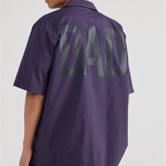 NWT "TOO BAD" collared shirt by Tee Library - Picture 3 of 14